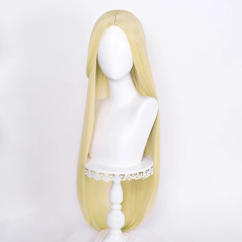 Long Straight Cosplay Wig 100cm Heat Resistant Synthetic Hair with Multiple Colors