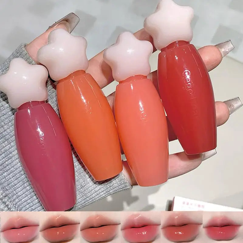 Moisturizing Water Gloss Lipstick - Long-lasting Lip Makeup in Multiple Colors