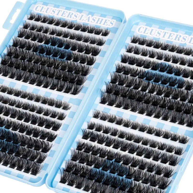 DIY Lash Extension Clusters - Reusable Natural Eyelashes with Tweezers