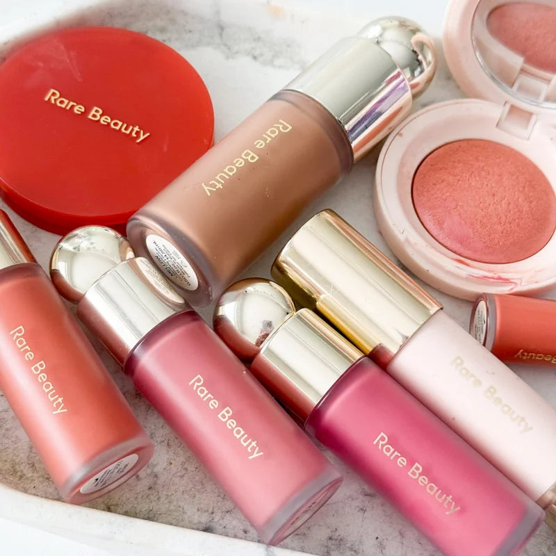 Cream-to-Powder Blush and Highlighter Set - Lightweight Matte Makeup
