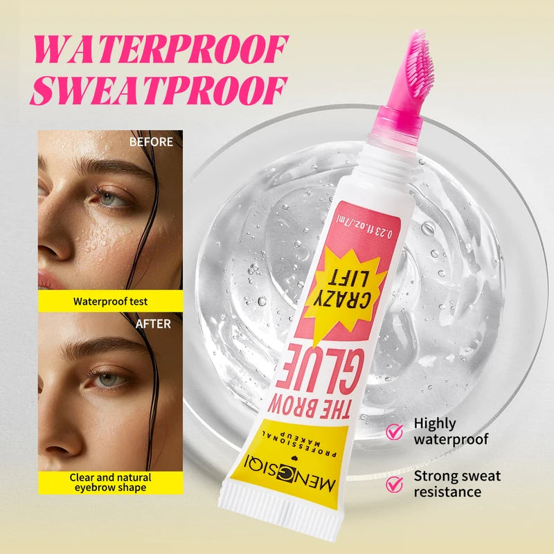 Waterproof Eyebrow Styling Gel - Long-Lasting, Fluffy, and Shaping Makeup