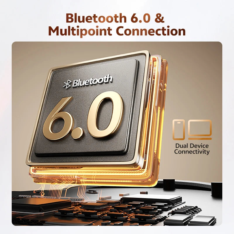 Wireless Bluetooth Earbuds with Open-Ear Clip-On Design, 35H Battery, Dual Mic, Waterproof