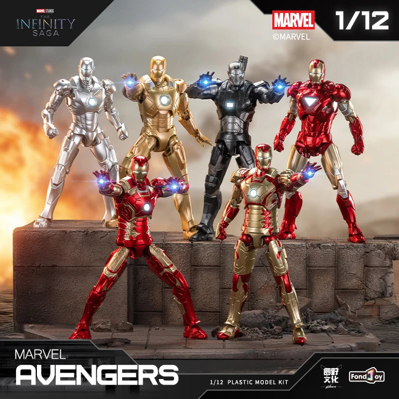 Marvel Infinite Legend Action Figures Set - Iron Man & War Machine Collectible Toy