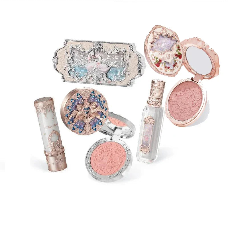 Professional Makeup Kit 5-Piece Gift Set with Mermaid Eyeshadow and Lipstick