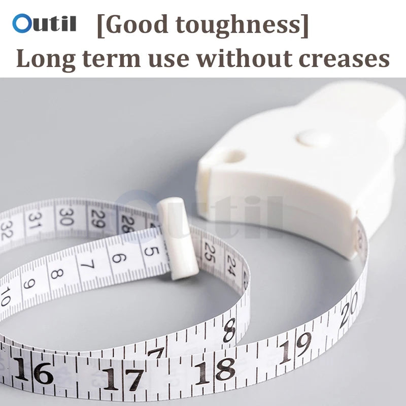 150cm Retractable Body Measuring Tape - Flexible Sewing & Tailoring Ruler