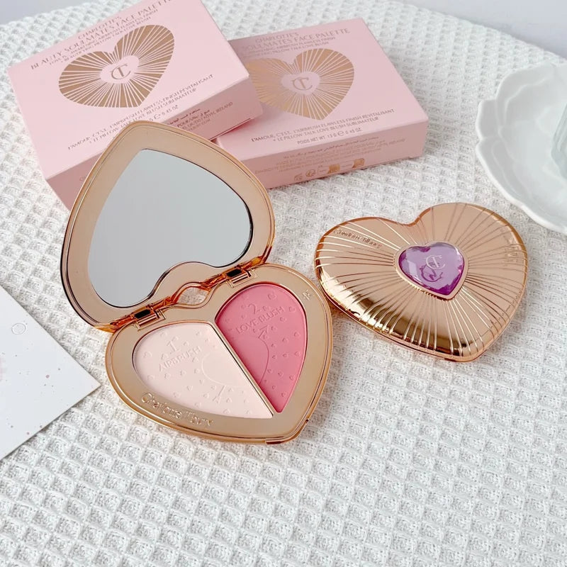 Finishing Face Powder Palette with Multiple Colors - Flawless Makeup Setting