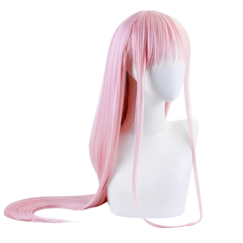 Pink Cosplay Wig for Role Play Fun and Beauty Darling in FRANXX 02