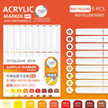 9-Color Acrylic Paint Markers Set for Art, Drawing & DIY Craft Projects