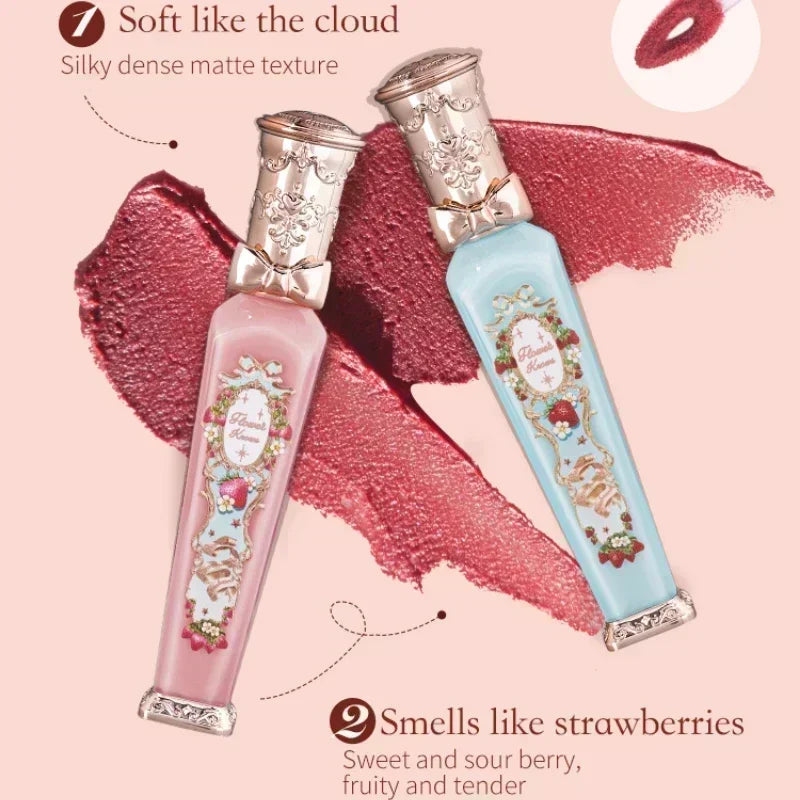 Long Lasting Velvet Lip Tint & Lip Gloss Set - Flower Knows Rococo Series