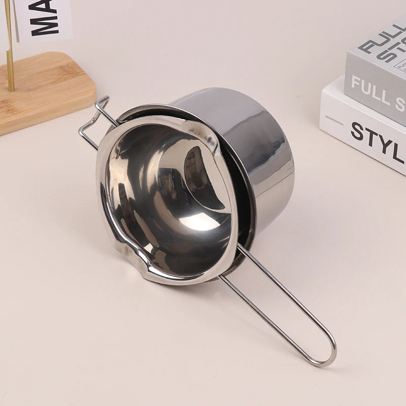 Large Capacity Stainless Steel Candle Wax Melting Pot for Candles Soap & Candy Making Kit