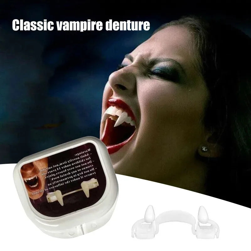 Vampire Teeth Dentures Fangs Halloween Costume Prop Party Favors