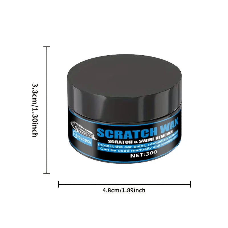 Professional Car Scratch Repair Wax for All Colors - Instant Gloss Enhancer & Protection