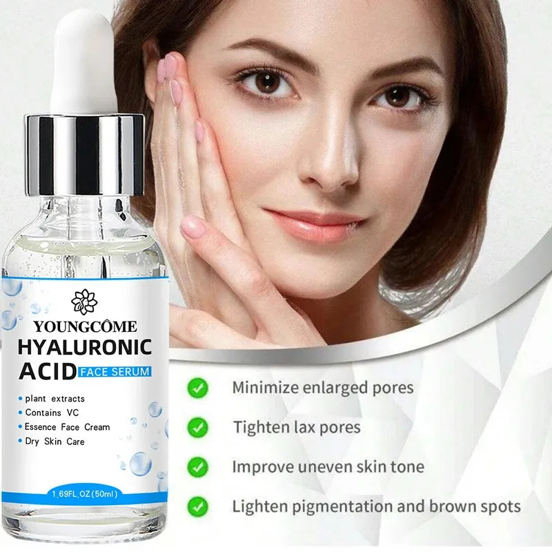 Hyaluronic Acid Facial Serum for Hydrating Brightening & Skin Smoothness
