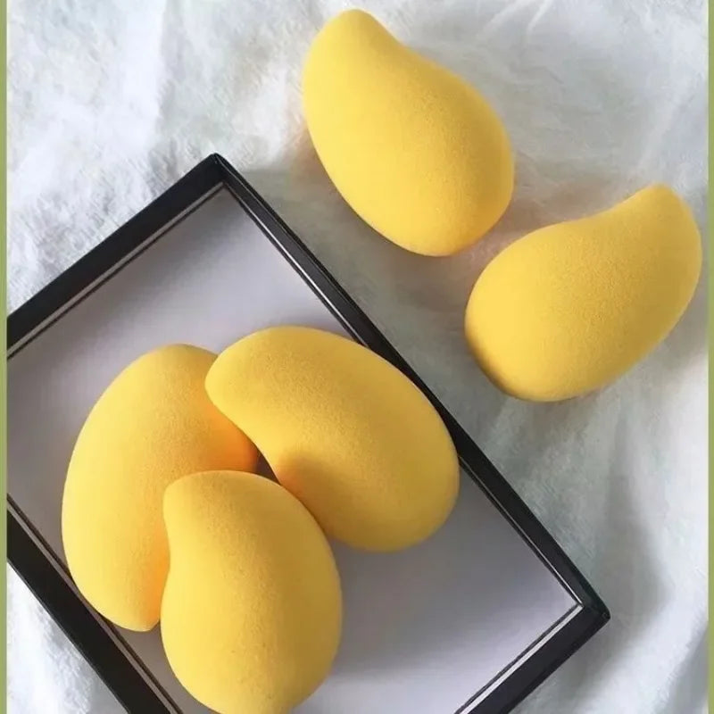 Mango-Shaped Soft Makeup Sponge Blender for Face and Foundation