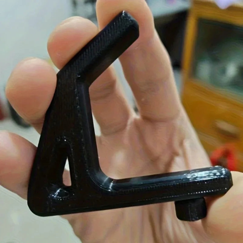 5-Pack Universal Shelf Hooks for Garage and Storage Support, 10.3mm Hole Spacing