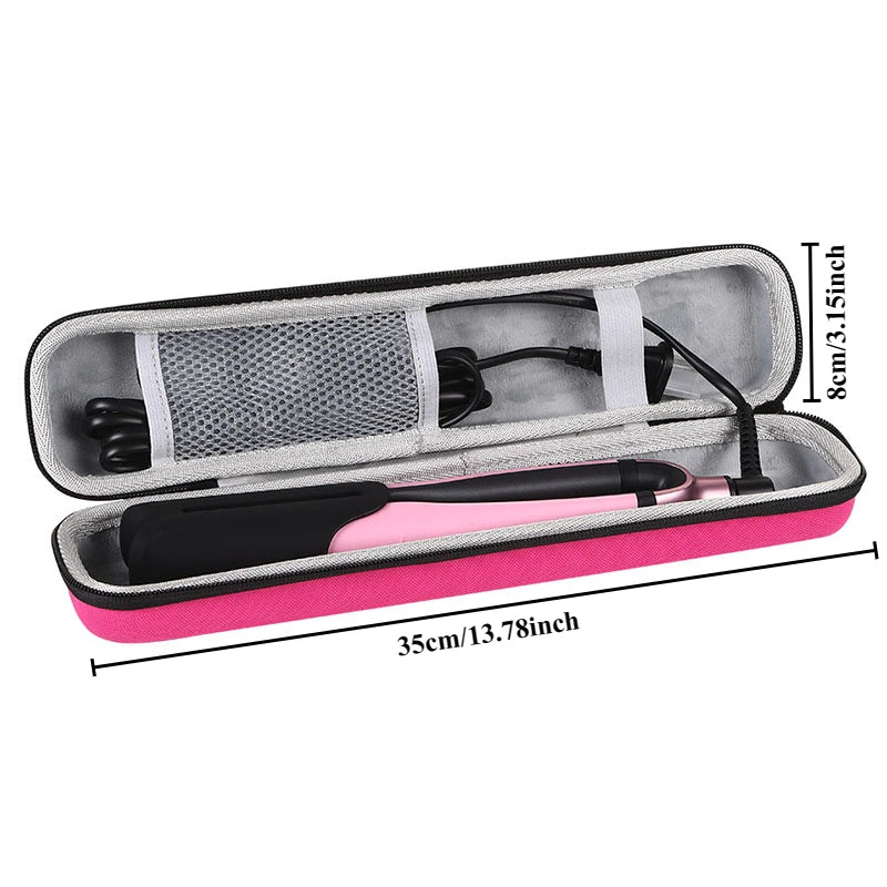 Travel Hair Straightener Storage Bag Waterproof Anti-Fall EVA Case