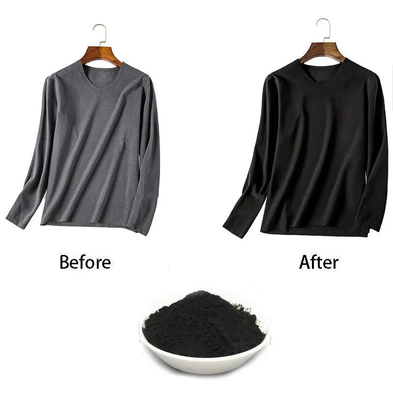Black Fabric Dye Powder for Clothing & Textile Coloring - 50g
