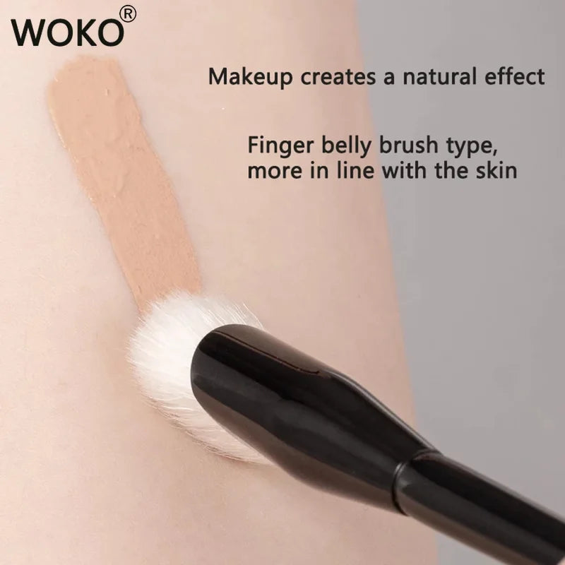 Concealer Makeup Brush Goat Hair Diamond-Shaped Eye Covering Tool