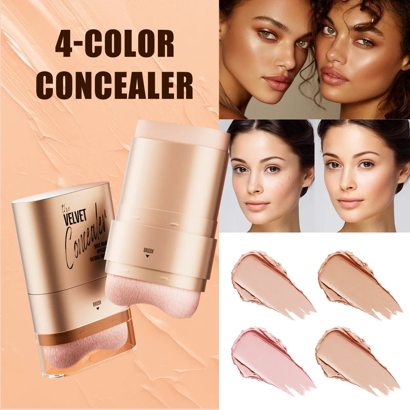 Multicolor Facial Concealer for Dark Circles Tattoos Acne Coverup Waterproof Makeup