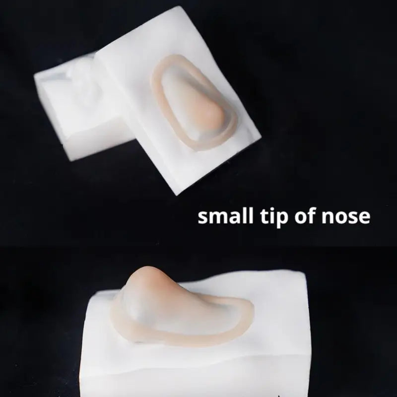 Silicone Fake Nose Kit Cosplay Prosthetic Nose and Chin Set for Special Effects Halloween