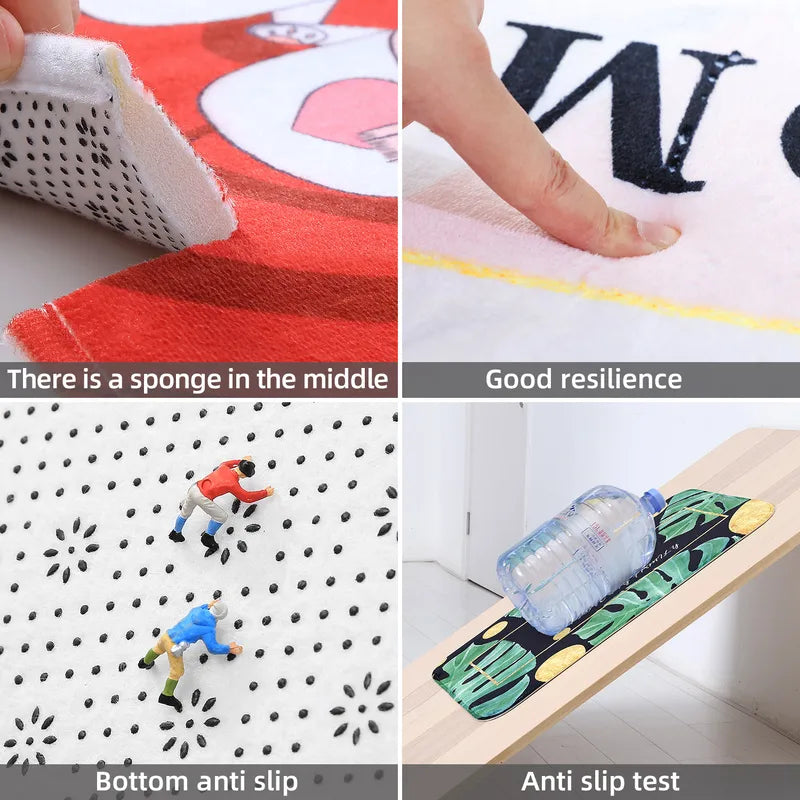 Multi-Purpose Water Absorption Sponge Mat for Kitchen and Bathroom - Anti-Skid & Machine Washable