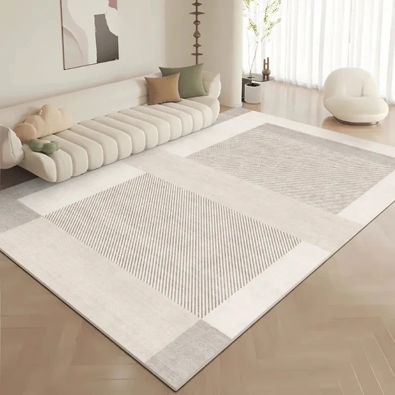Nordic Style Living Room Carpet Non-Slip Dirt-Resistant Floor Mat for Home