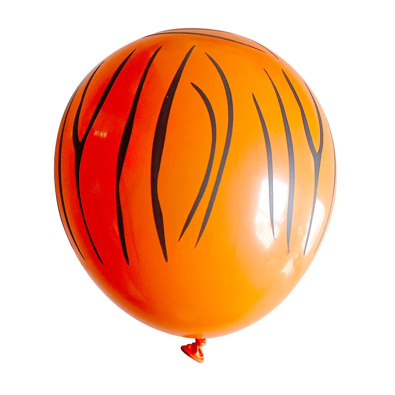 10/20pcs Leopard Texture Latex Balloons Jungle Animal Party Decorations