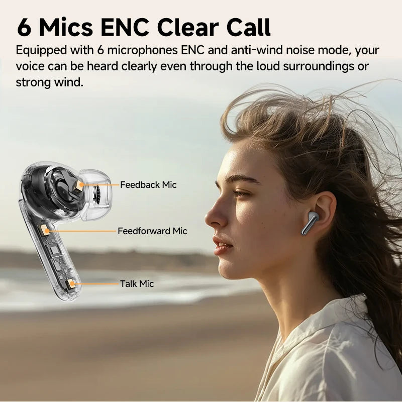 Wireless Bluetooth Earphones with Active Noise Cancelling and Hi-Res Audio
