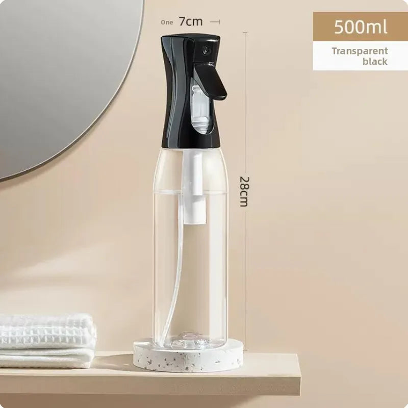 High Pressure Refillable Spray Bottle for Hair & Makeup Fine Mist Hydration