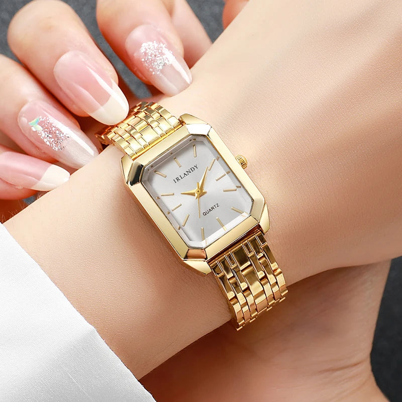 Women Quartz Wristwatch Casual Fashion Ladies Watch with Alloy Case