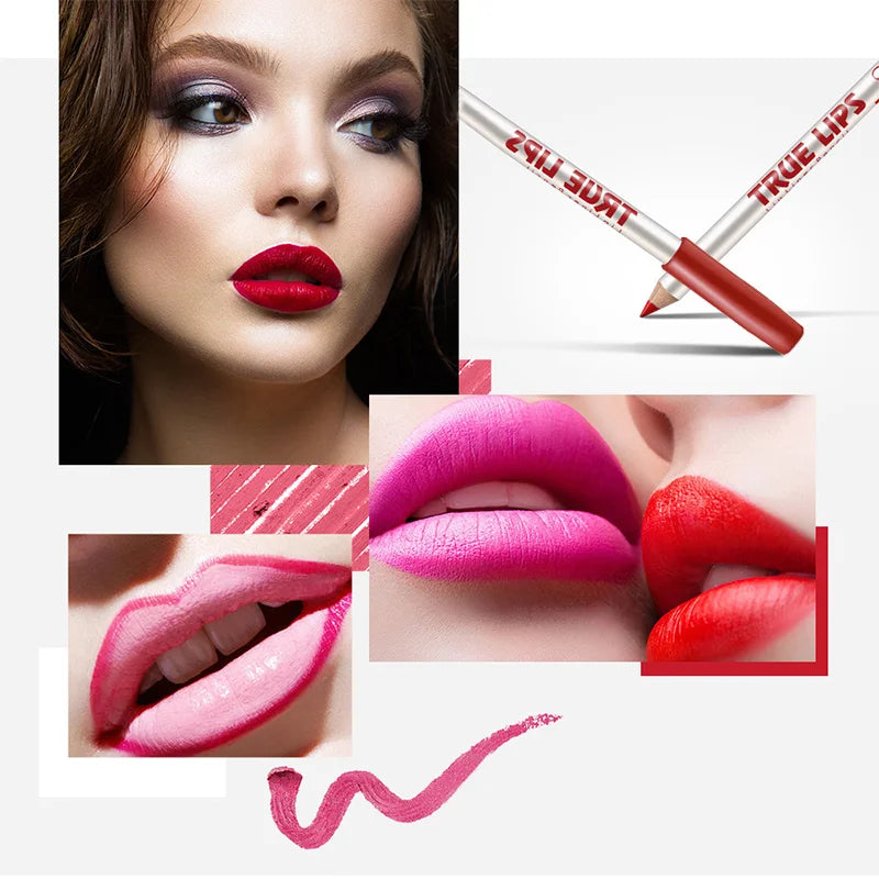 Lip Makeup Set - Lipliner & Lipgloss for Long-Lasting, Shaping & Moisturizing
