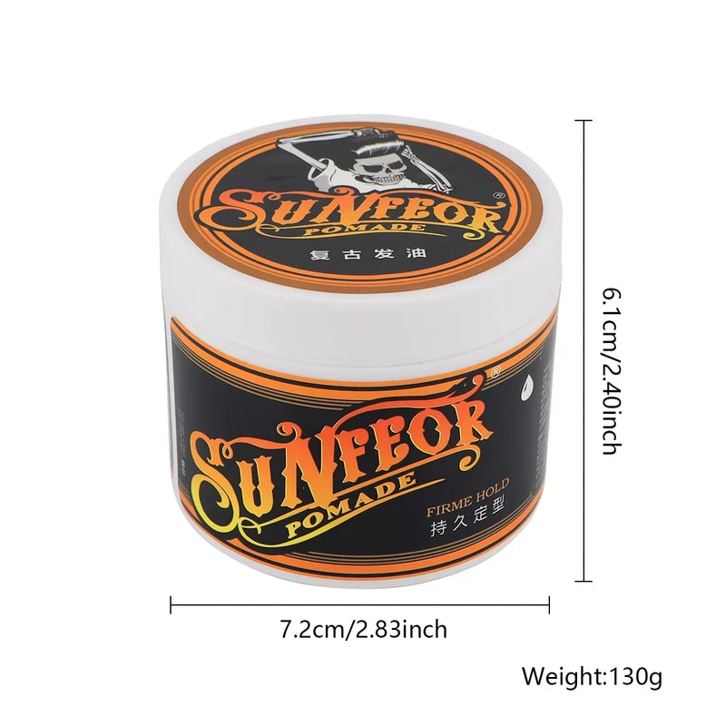 Men's Hair Styling Clay Wax for Barbershop & Salon - Restoring & Modeling
