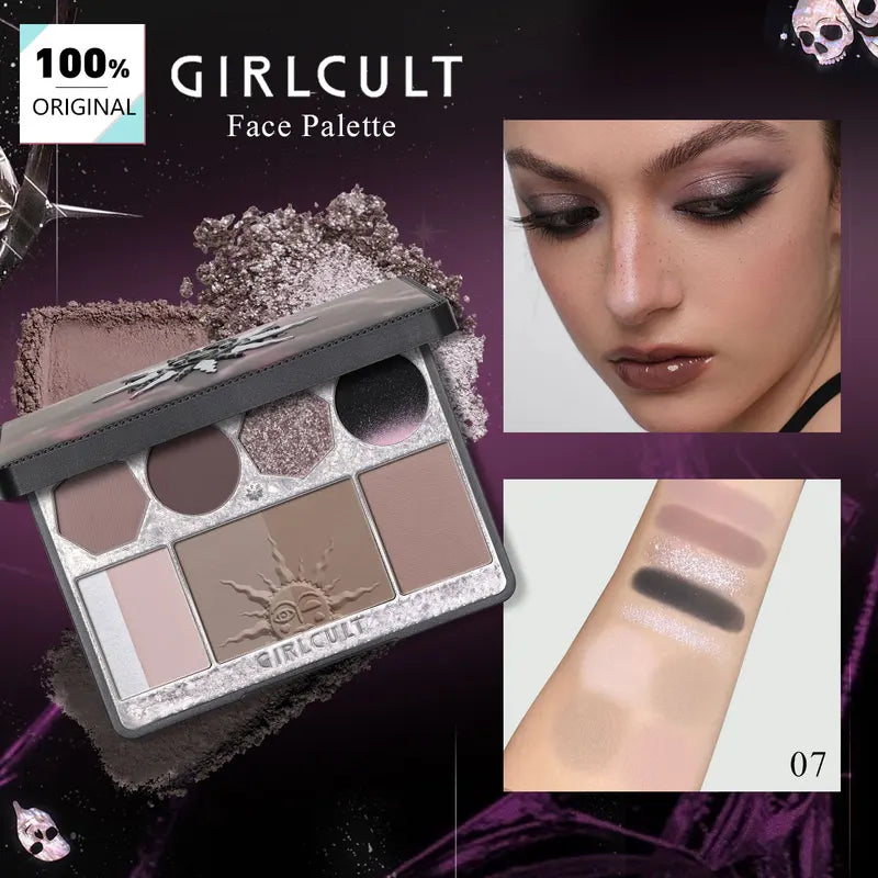 Girlcult Face Palette 07 Anywhere Door - Multi-Function Blush, Bronzer & Highlighter