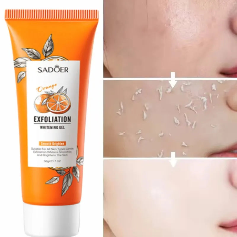 Exfoliating Peeling Gel Facial Scrub for Moisturizing & Blackhead Removal