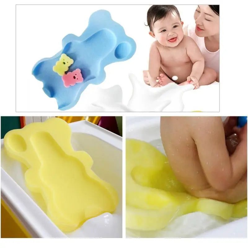 Baby Bath Support Cushion Non-Slip Foam Seat for Infants & Kids
