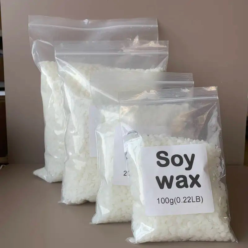 Natural Soy Wax for Candle Making - 50g-1000g Blocks, Bulk Candle Wax