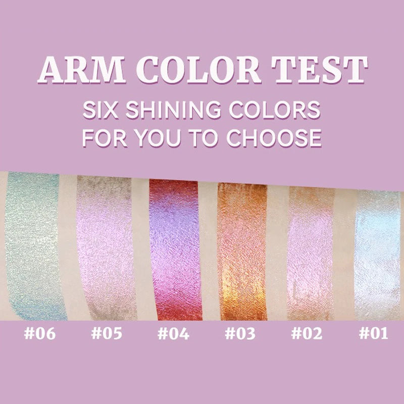 Multichrome Liquid Eyeshadow Set - Brightening, Quick Drying, Long-Lasting Makeup