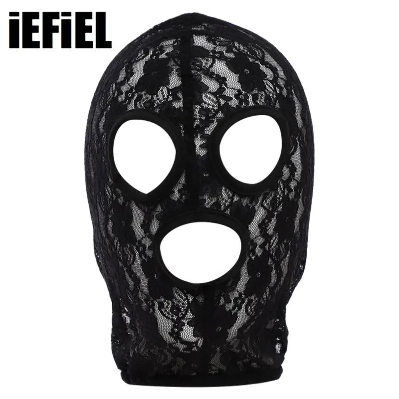 Full Face Lace Mask Gothic Halloween Carnival Costume Masquerade Mask Party Wear