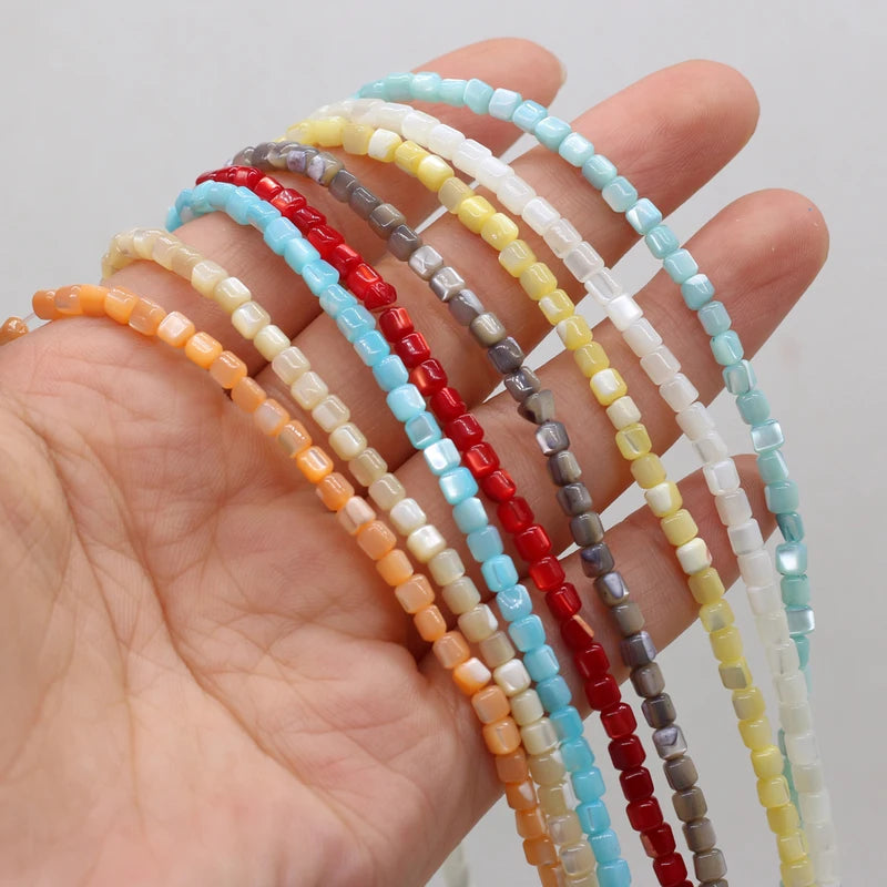 Natural Mother of Pearl Sea Shell Beads for Jewelry Making DIY Bracelets & Necklaces