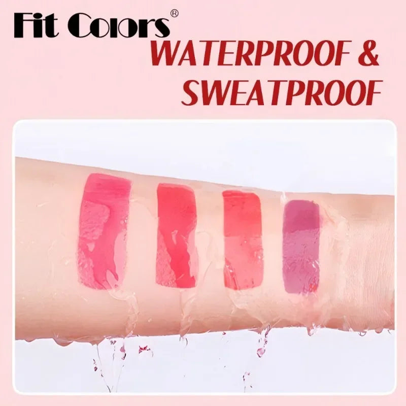 Water-Based Lip & Cheek Tint with Moisturizing Formula - Long Lasting Color