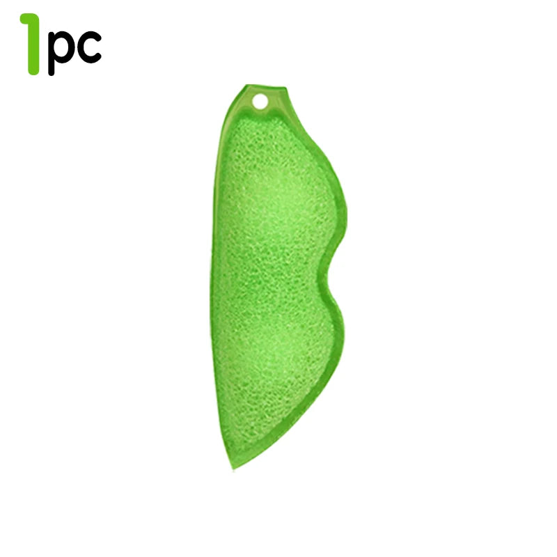 Reusable Pea-Shaped Cleaning Sponge for Bottles Cups & Glassware