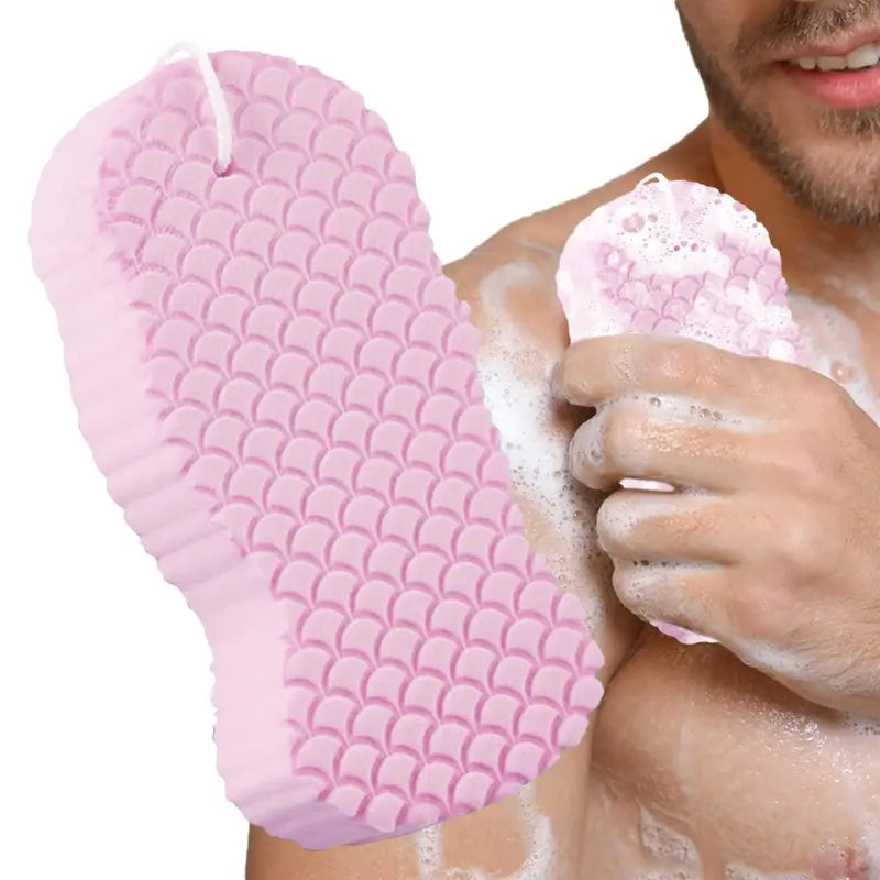 Magic Exfoliating Bath Sponge for Children & Adults - Soft Body Cleaner & Peeling Brush