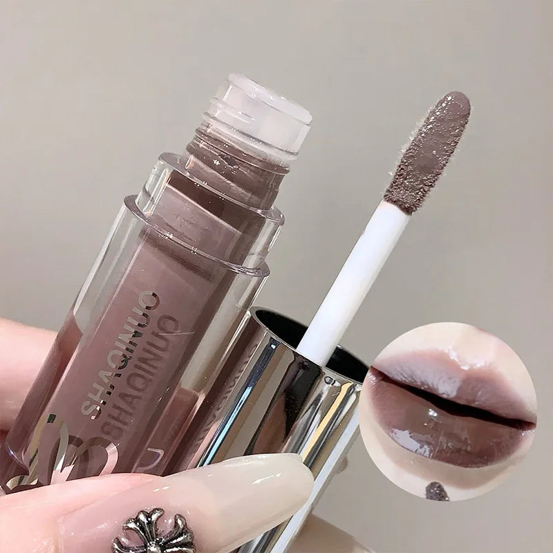 Moisturizing Lip Oil Gloss with Mirror Effect - 5 Colors, Long-Lasting Hydration & Brightening