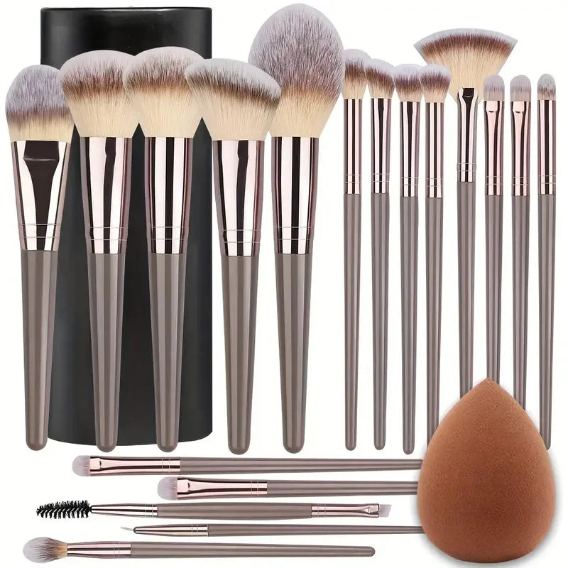 Professional Makeup Brush Set 3-20 Pcs Fluffy Foundation Eyeshadow Concealer Blending Tools