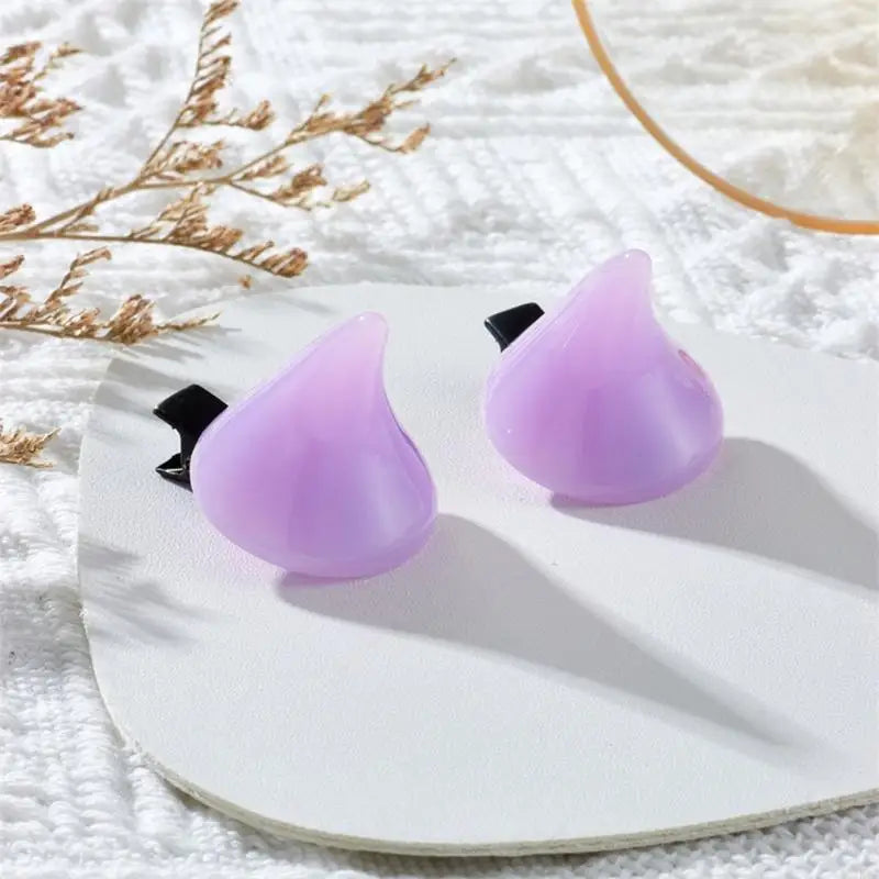 Halloween Devil Horn Hair Clips - Cosplay Party Hair Accessories for Kids & Adults