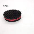 Oval Double Sides Twist Hair Sponge Brush for Afro & Braid Styling