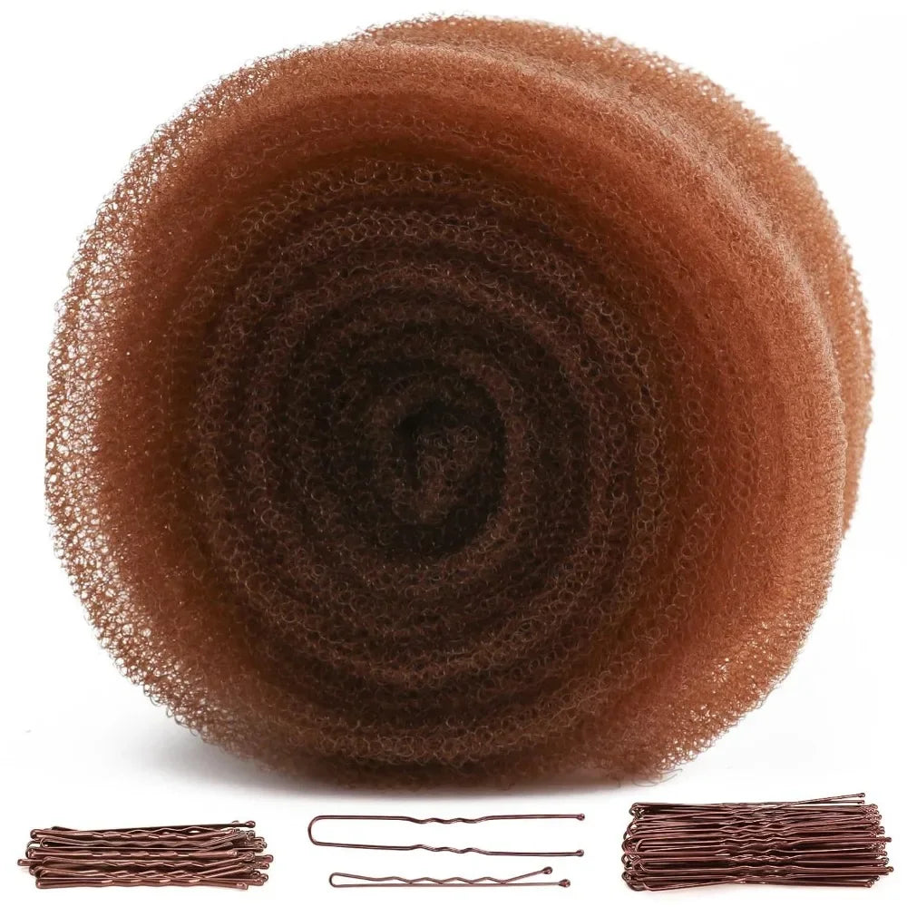 Hair Volume Sponge & Styling Clips Set for Updos - Soft Foam Padding for Hair Volume