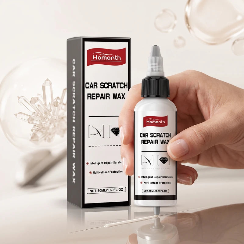 Car Scratch Repair Wax - Restores Gloss & Eliminates Blemishes, 50ml
