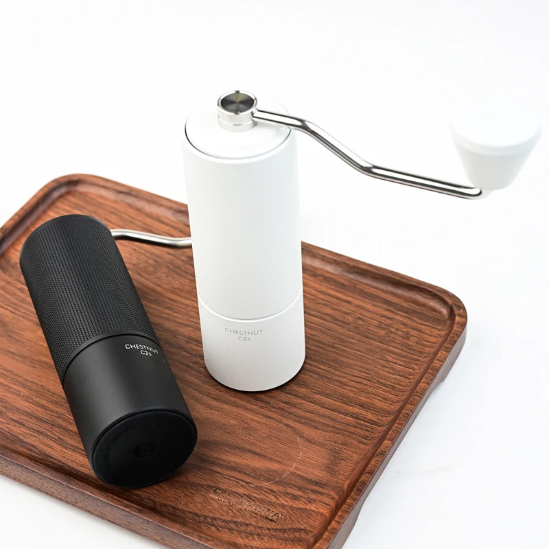 Portable Manual Coffee Grinder with Metal Body for Travel & Camping
