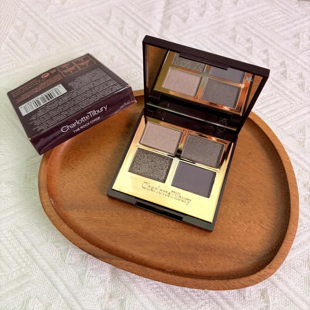Eye Shadow Palette 4-in-1 Nude Pink Eyeshadow Makeup Kit - Long-Lasting Matte & Shimmer